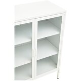 Premier Housewares Bijela željezna vitrina 80x102x40 cm Acier – | shoptok.hr