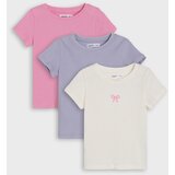 Sinsay Pamučne majice od rebrastog pletiva 3 pack | shoptok.hr