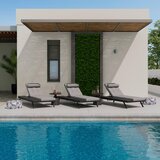 Bessagi Garden Vrtni Ležalnik Avolina, Z Blazino, Temno Siva | Shoptok.si