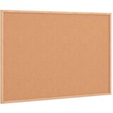 vidaXL Tabla iz plute z okvirjem iz masivnega borovega lesa 80x55 cm | Shoptok.si