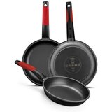  Tava sa slojem protiv lijepljenja BRA A411222 Crna Crvena Nehrđajući Čelik Aluminij | shoptok.hr