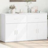  Komoda 2 kom bijela 60 x 31 x 70 cm od konstruiranog drva | shoptok.hr