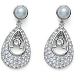  Ženske oliver weber emblem white zircon pearl mindjuŠe sa belim swarovski cirkonima ( 22992 ) Cene