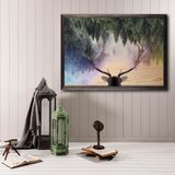Wallity dekorativna uramljena slika stag heaven | ePonuda.com