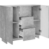  Kreveta Betonska siva 85,5 x 31 x 75 cm Konstruirano drvo Slike