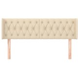  Uzglavlje s ušima krem 163x16x78/88 cm od tkanine | shoptok.hr