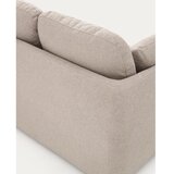 Kave Home Bež raztegljiva sedežna garnitura iz šenilje 218 cm Laira – | Shoptok.si