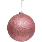 Feeric Novogodišnji ukras za jelku maxi kugla 150mm roze gliter (184613P) | ePonuda.com