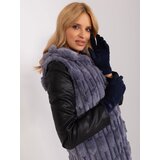 Wool Fashion Italia Gloves-AT-RK-8502A.90-navy blue | shoptok.hr