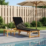  Jastučić za ležaljku GEMERT 100% poliester Crna 200 x 55 x 3 cm | shoptok.hr