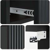  Stenski nočni omarici s predalom 2 pcs Črna 49 x 34,5 x 20 cm, (5000209737) | Shoptok.si