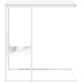  Bočni stolić bijeli 55 x 36 x 59,5 cm od konstruiranog drva | shoptok.hr