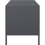 TV ormarić antracit 101,5 x 39 x 43,5 cm hladno valjani čelik | shoptok.hr