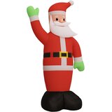  Božićni Djed Mraz na napuhavanje s LED svjetlima 370 cm | shoptok.hr