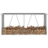  Ostava za drva pocinčani čelik 330 x 84 x 152 cm antracit | shoptok.hr