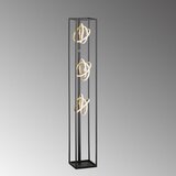 Fischer & Honsel Črna LED zatemnitvena stoječa svetilka (višina 130 cm) Gisi – | Shoptok.si