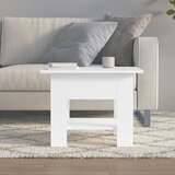  Stolić za kavu bijeli 55 x 55 x 42 cm od konstruiranog drva | shoptok.hr