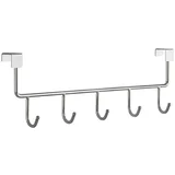 vješalica za vrata (d x v: 355 x 110 mm, broj kuka: 5 kom., kromirano)