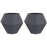  Sadilica 2 pcs Antracit 100 x 100 x 80 cm Čelik | Eponuda.ba