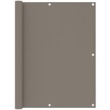 vidaXL Balkonsko platno taupe 120x500 cm oksford blago Cene