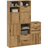  Bočni ormarići 5 kom ODDA 40x24x79 cm puno drvo bor | shoptok.hr