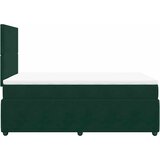  Krevet box spring s madracem tamnozeleni 120x190 cm baršunasti | shoptok.hr