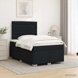  Boxspring krevet s madracem Crna 120 x 190 cm Tkanina Slike