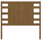  Uzglavlje smeđa boja meda 106 x 4 x 100 cm od masivne borovine | shoptok.hr