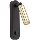  Zidna reflektorska lampa ENZO 1xG9/8W/230V crna/zlatna | Eponuda.com