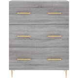  Visoka komoda siva sonome 69,5x34x180 cm od konstruiranog drva | shoptok.hr