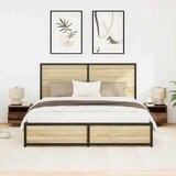  Noćni ormar 2 pcs Staro drvo 40 x 39 x 37 cm Konstruirano drvo | Eponuda.com