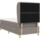  Iverica krevet s madracem taupe 90x190 cm tkanina | shoptok.hr
