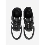 Shelvt Stylish black and white sneakers with glitter inserts | ePonuda.com
