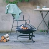 RedFire Ognjišče Atlanta črno jeklo 51 cm 85014, (20693367) | Shoptok.si