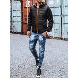 DStreet Kurtka męska przejściowa pikowana czarna | Shoptok.si