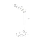 Zuma line 1949-BK-LED Punjiva stona lampa LED/8W/1200mAh 3000/4500/6000K crna | Eponuda.com