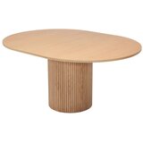 Bonami Selection Okrogla raztegljiva jedilna miza v hrastovem dekorju ø 115 cm Malaga – | Shoptok.si