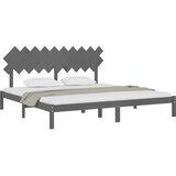  Okvir za krevet sivi 200 x 200 cm od masivne borovine | Eponuda.ba
