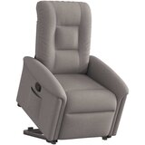 Maison Chic Naslanjač - Relax naslanjač s funkcijo vstajanja taupe blago, (22061149) | Shoptok.si