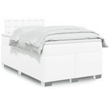  box spring s madracem bijeli 120x190 cm od umjetne kože | shoptok.hr