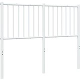 vidaXL Kovinsko vzglavje belo 120 cm | Shoptok.si