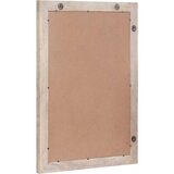 vidaXL Ogledalo z ogledalom Bela 57 x 70 x 3 cm trden mangov les | Shoptok.si