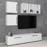 MID.YOU Dnevni Regal Arila, Bela, 6-Delno | Shoptok.si