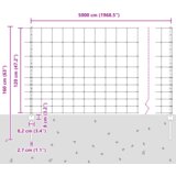 vidaXL ograjni stebri 22 kosov u-kanal 120 cm pocinkano jeklo | Shoptok.si