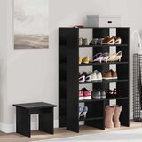  Ormar za cipele s policom 2 pcs Crni hrast Konstruirano drvo | shoptok.hr