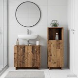  Set ormarića za kupaonicu 2 kom. Staro drvo Prerađeno drvo | shoptok.hr
