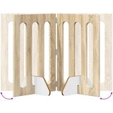  Preklopna ogradica za kućne ljubimce 4 pcs Sonoma hrast | shoptok.hr