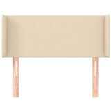 Uzglavlje s ušima krem 103x16x78/88 cm od tkanine | shoptok.hr