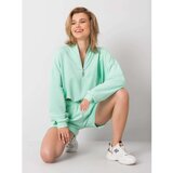 Fashion Hunters Women's sweatshirt with mint | shoptok.hr