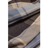 Marisse Brown Checkered Scarf With Fringes | shoptok.hr